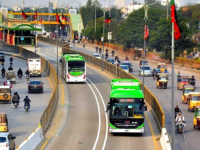 Green Line BRTS — Elevated & At-Grade Stations