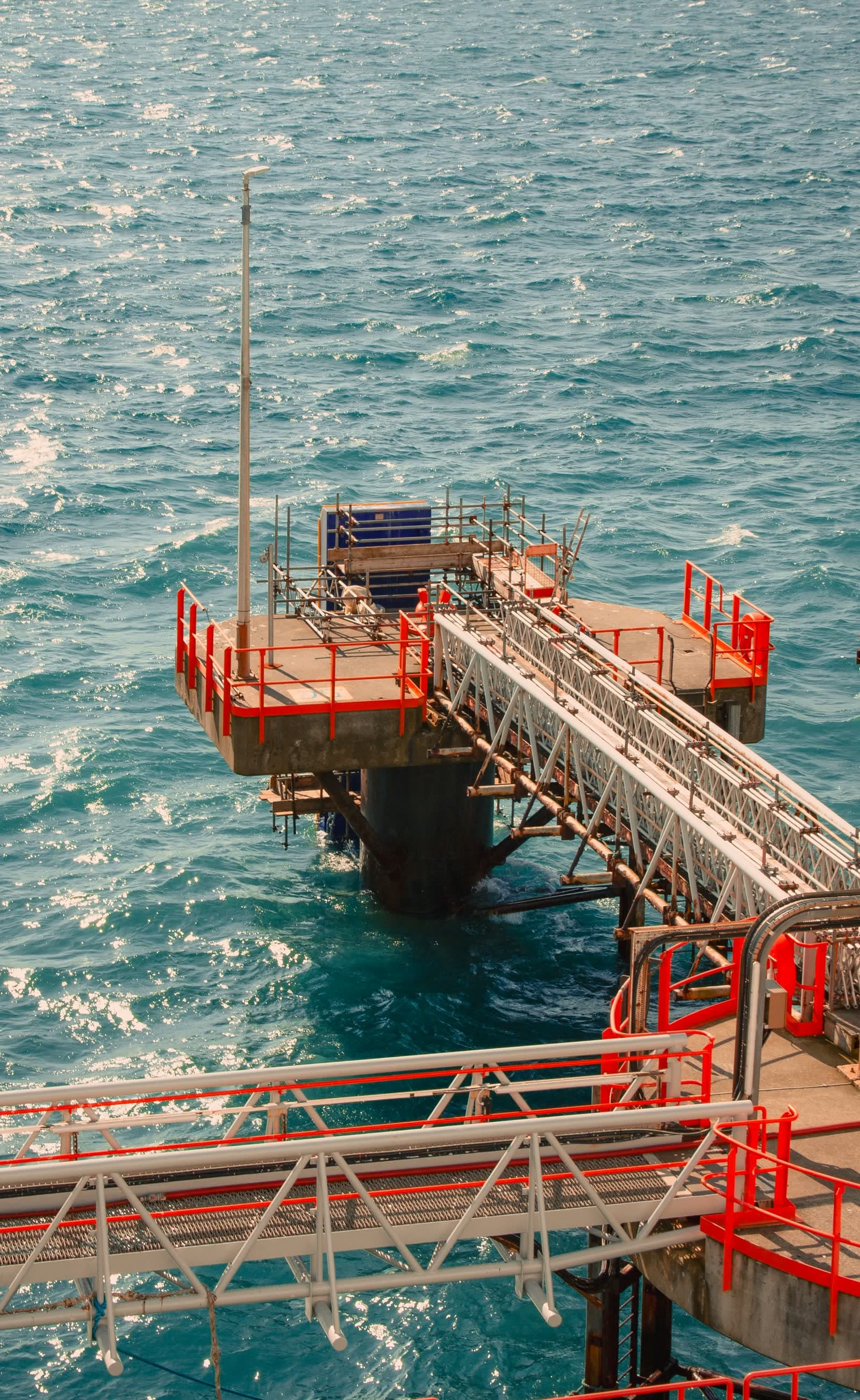 SSGC LPG terminal rehabilitation drone footage